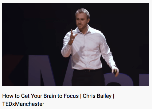 Crhist Bailey How to get your brain to focus